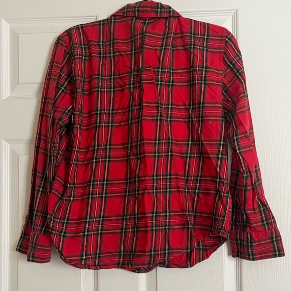 Victoria’s Secret Plaid Buttoned Sleep Shirt - Picture 3 of 5